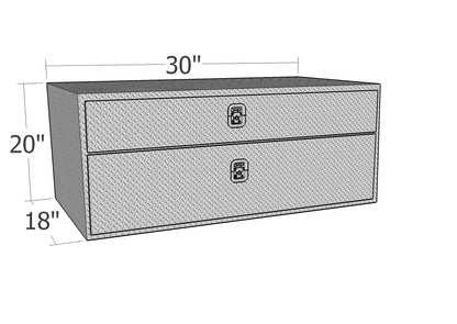 Brute Underbody Truck Box with Top Drawer & Bottom Door
