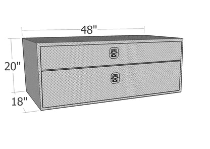 Brute Underbody Truck Box with Top Drawer & Bottom Door