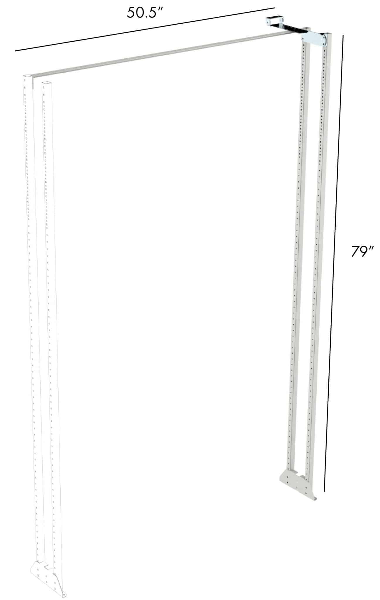 Rola-Case 12 Series HD Van Shelving Extension Frame