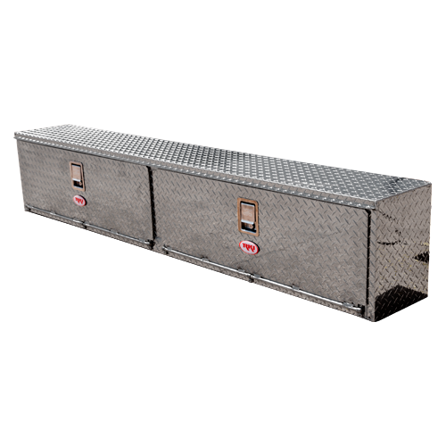 RKI 90-in Top Mount Truck Tool Box US-Series Two Door - Aluminum - US90A