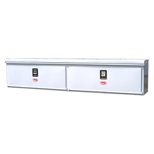 RKI 96-in Top Mount Truck Tool Box UST-Series Top Opening Two Door - Steel - UST96C