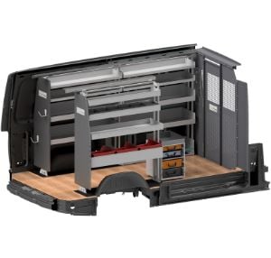 Rola-Case Service Bin Package for Mercedes Sprinter - 144-in WB - Std Roof