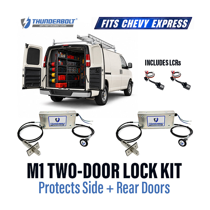 Thunderbolt Deadbolt Lock Kit for Chevy/GMC Express/Savana Vans