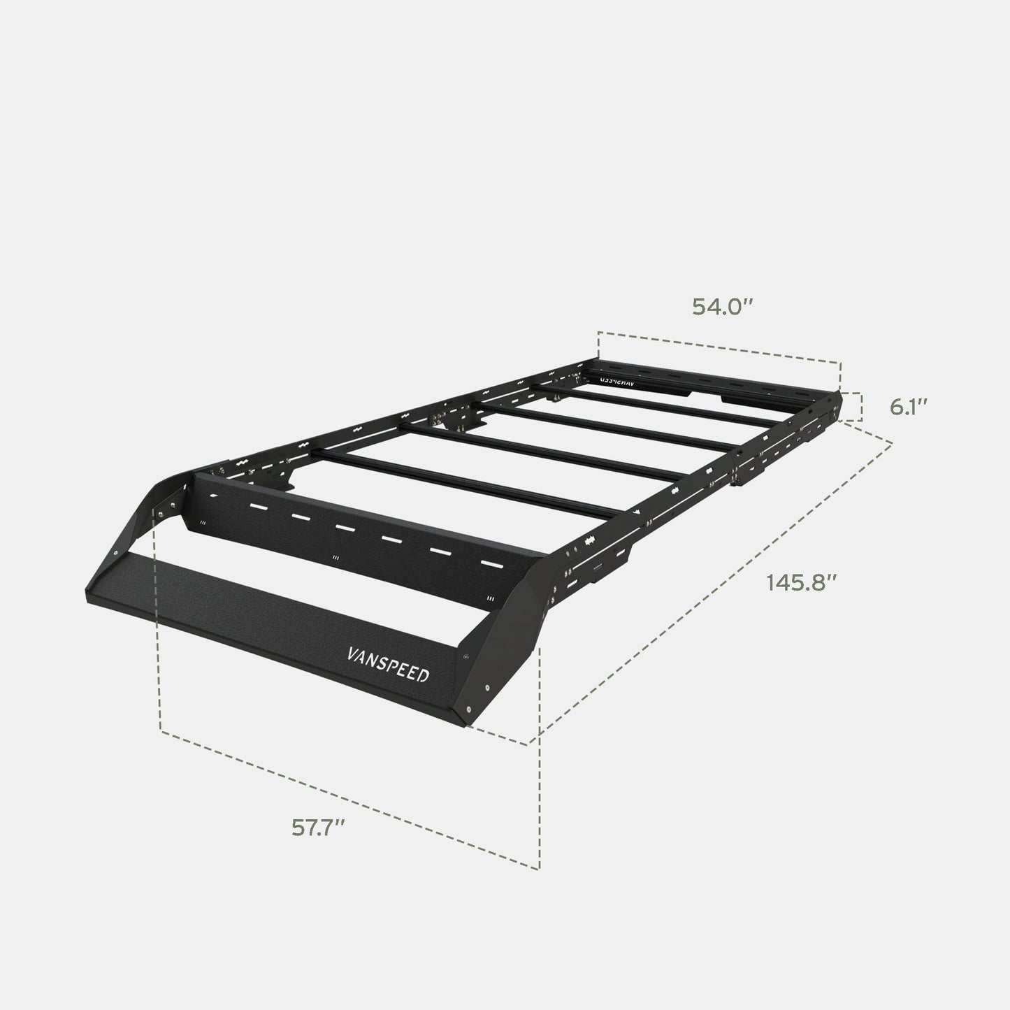 Vanspeed Scout Rack - Modular Roof Rack for Mercedes Sprinter 144 (2013+) - VNSPD-078