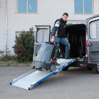 Aluminum Loading Ramp - Universal - Non-Swivel - Ramp Width: 47-in | Ramp Length: 108-in | Ramp Platform: Perforated | Capacity: High Capacity