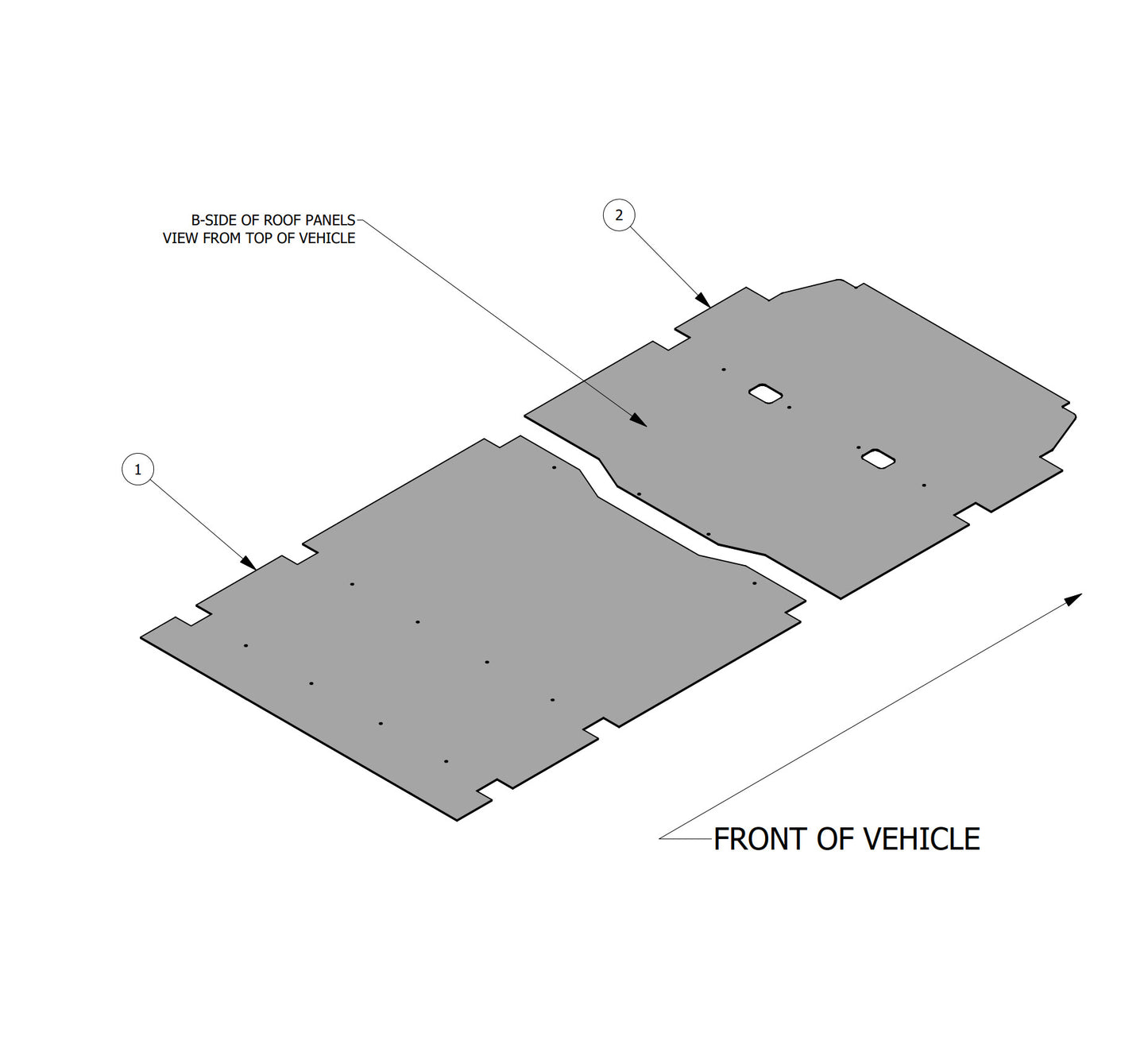 Welfit Ceiling Liners for Ford Transit Cargo Vans