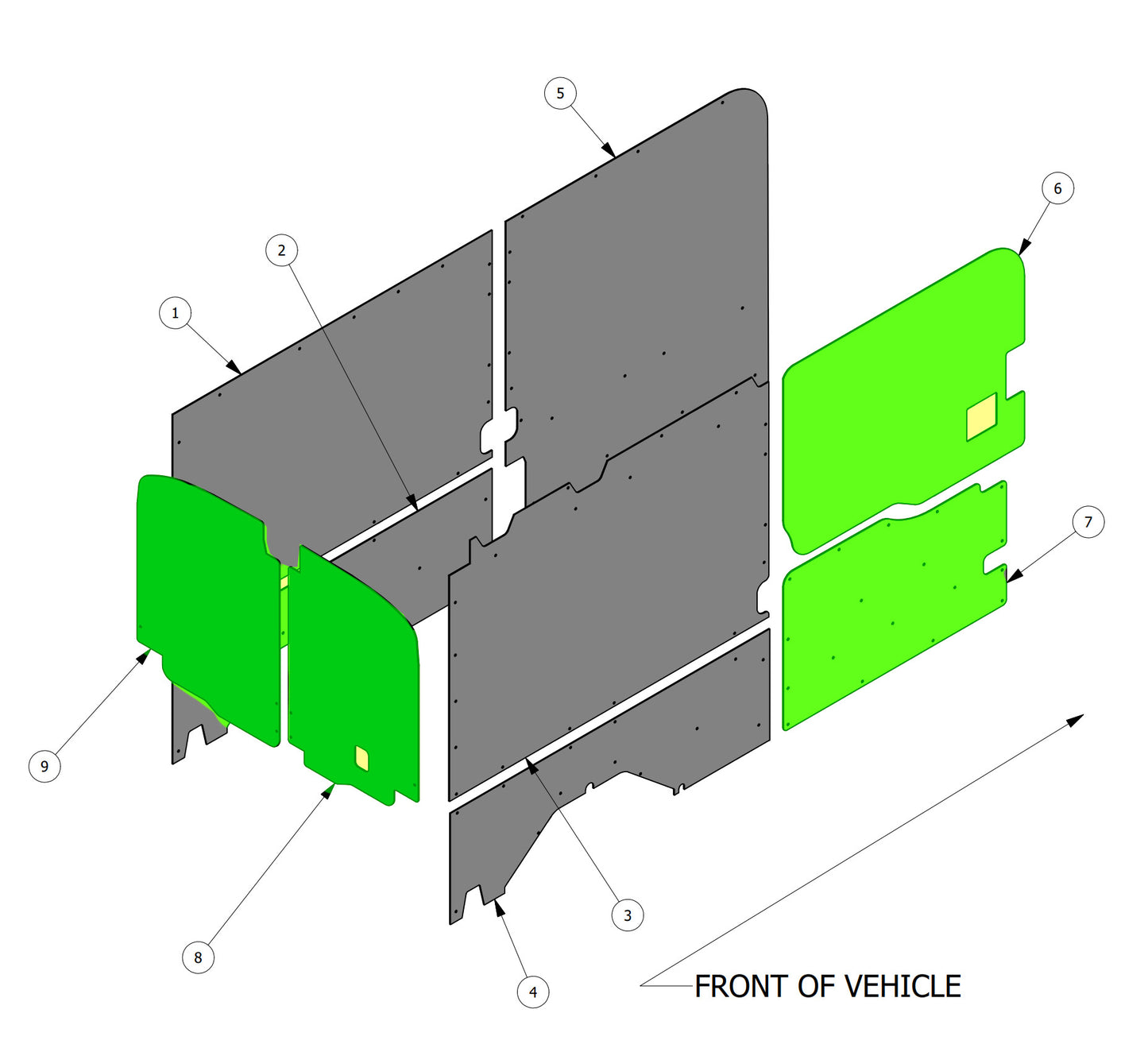 Welfit Door Liners for Ford Transit Cargo Vans