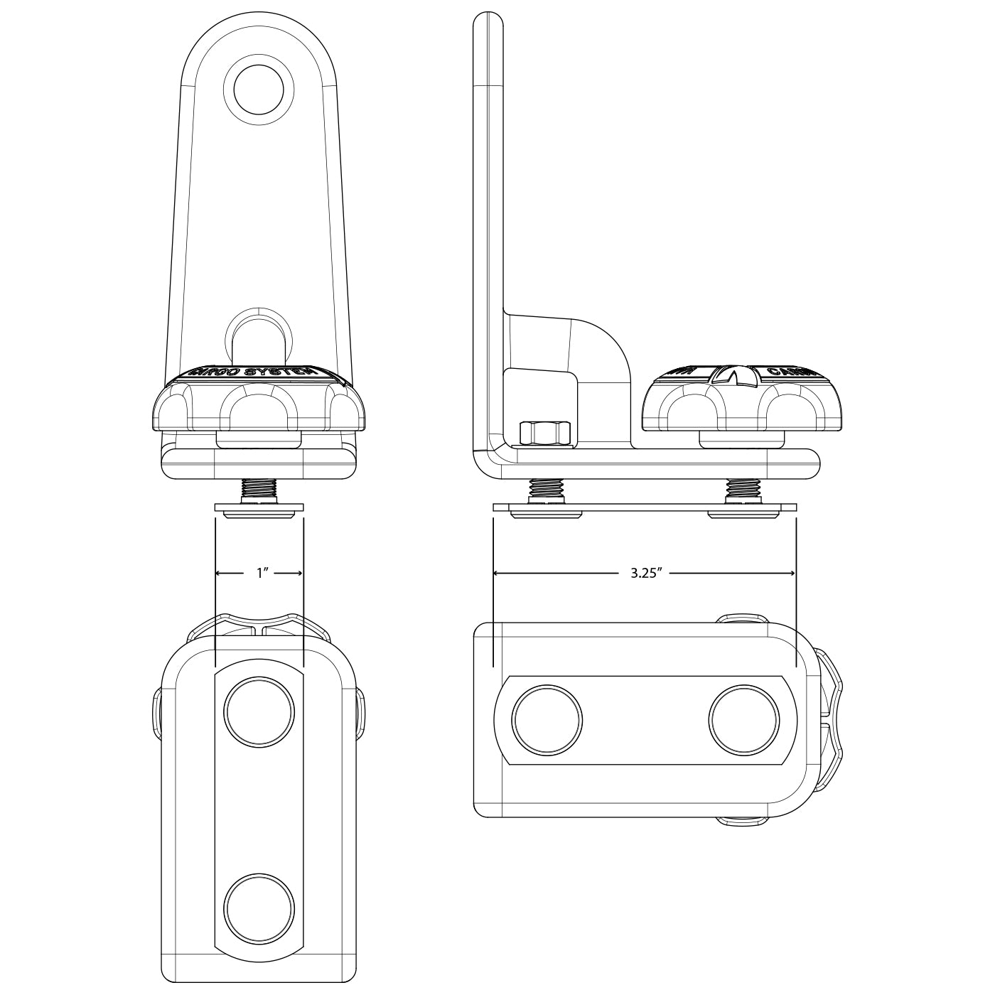 Vantech Ladder Guide for J Series / H3 System (Pair)