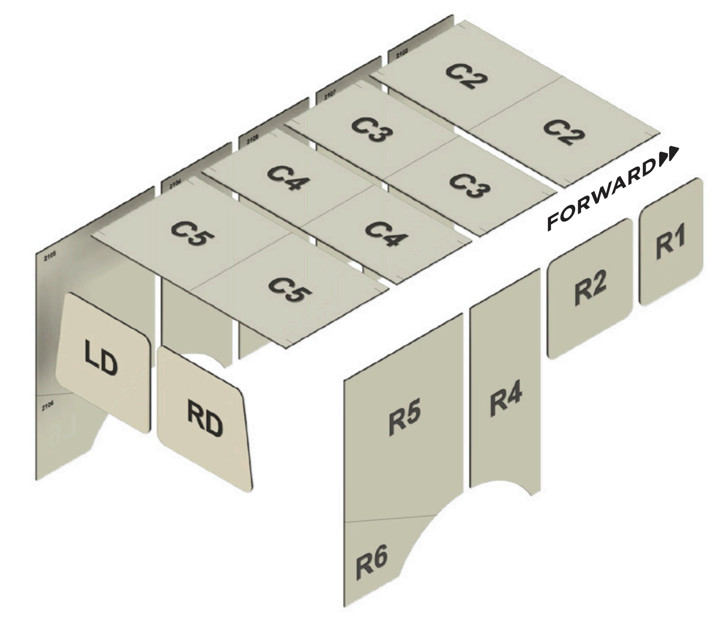 Chevy Express & GMC Savana Cargo Van Insulation Kit