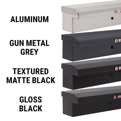 Weather Guard Side Mount Tool Box 87x17x13 Aluminum Standard Model 164-0-04