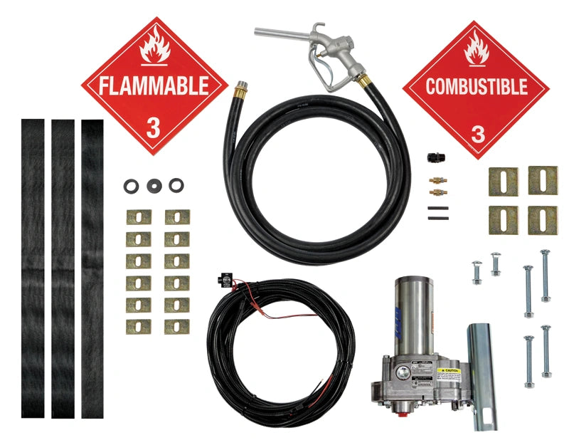 Transfer Flow Refueling Kit For 70-Gallon Steel Auxiliary Fuel Tank And Tool Box Combo - 0200116229