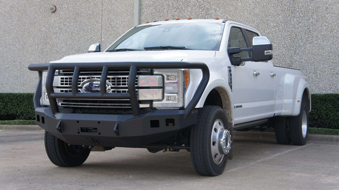 Road Armor Stealth Front Winch Bumper Titan II Guard 2017-2022 Ford F-450 F-550 - 61742B