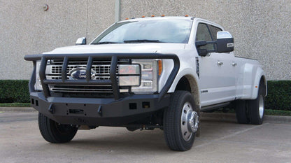 Road Armor Stealth Front Winch Bumper Titan II Guard 2017-2022 Ford F-450 F-550 - 61742B