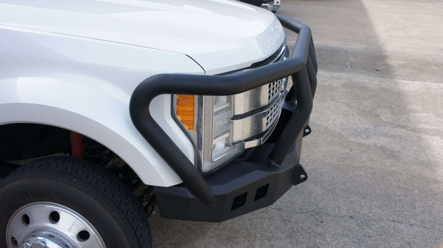 Road Armor Stealth Front Winch Bumper Titan II Guard 2017-2022 Ford F-450 F-550 - 61742B