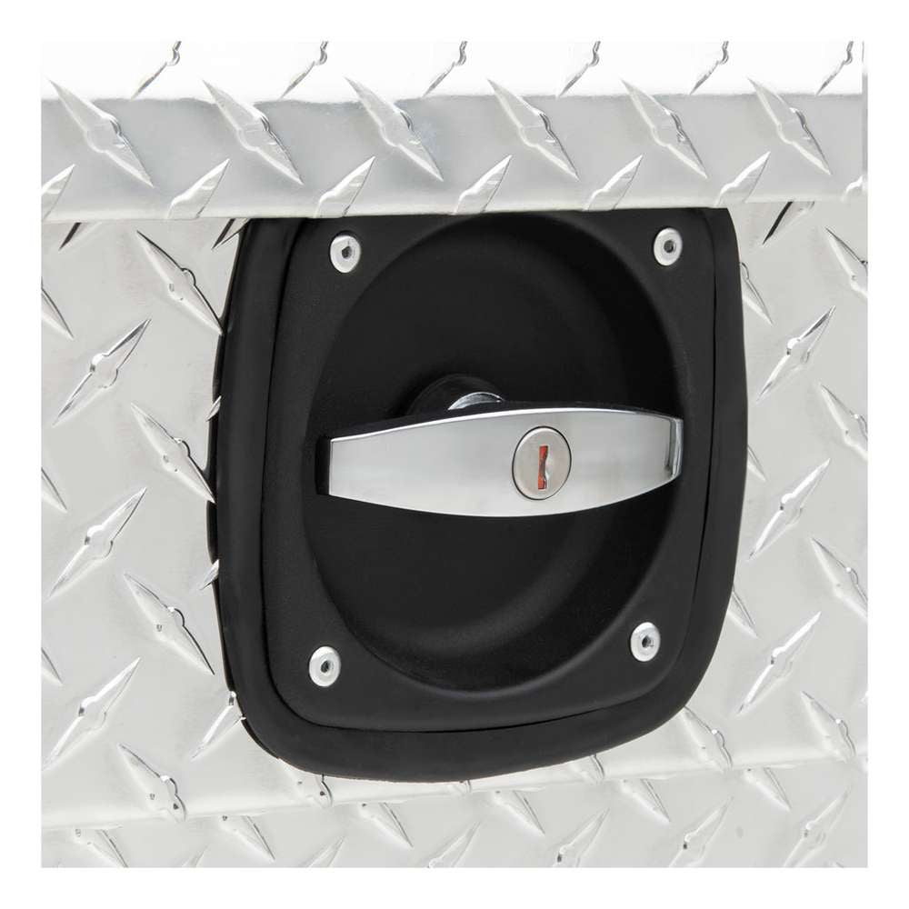 UWS Crossover Tool Box - 69-in - Low Profile - Single Lid - Standard Tub - Secure Lock Handles - Bright Aluminum - SL-69-LP