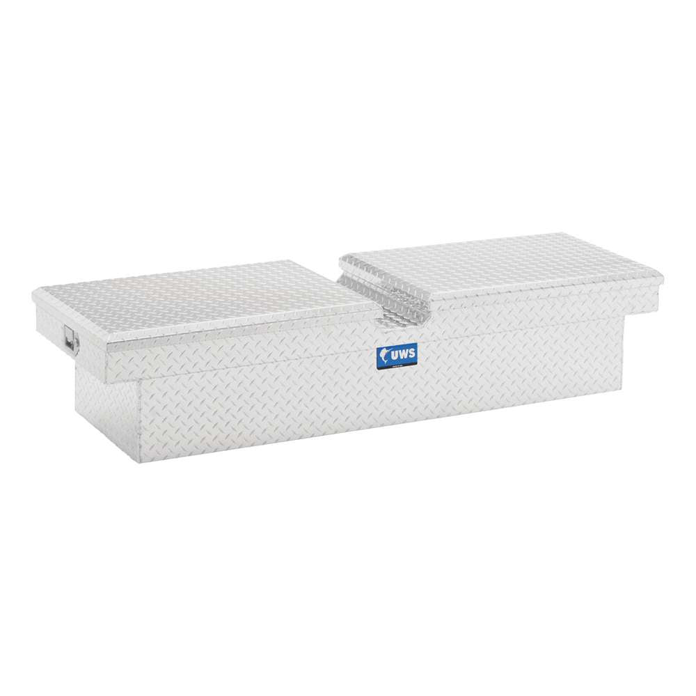 UWS Bright Aluminum 69" Gull Wing Crossover Truck Tool Box