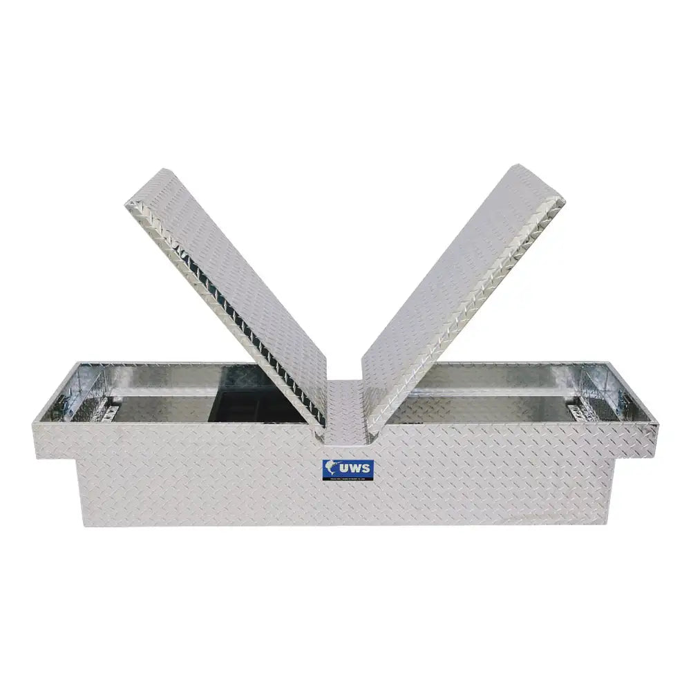 UWS Bright Aluminum 69" Gull Wing Crossover Truck Tool Box