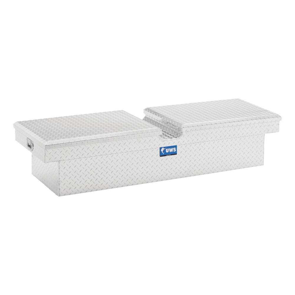 UWS Bright Aluminum 72" Gull Wing Crossover Truck Tool Box