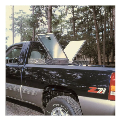 UWS Bright Aluminum 72" Gull Wing Crossover Truck Tool Box