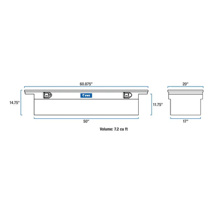 UWS Crossover Tool Box - 60-in - Low Profile Lid