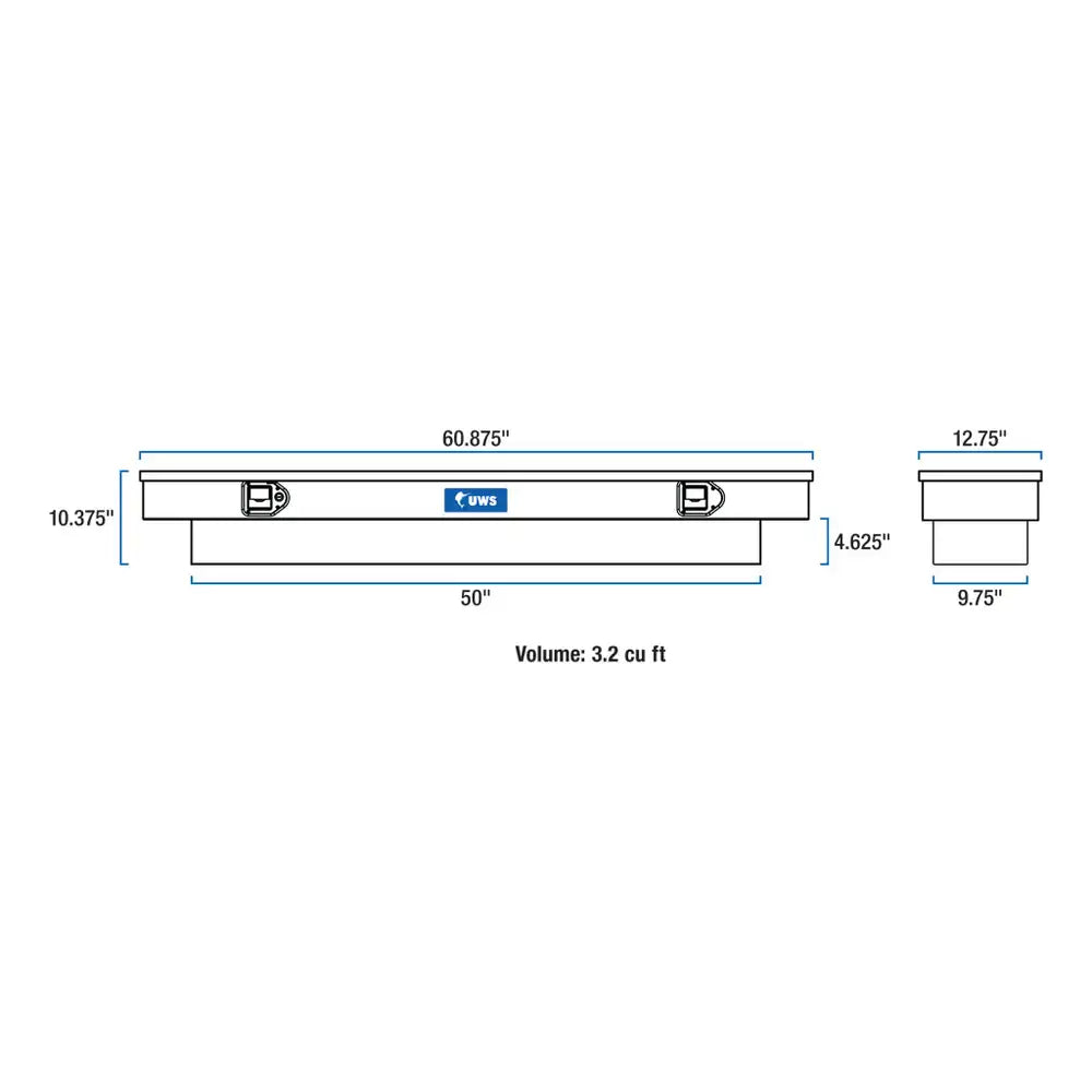 UWS Crossover Tool Box - 60-in - Slim Line