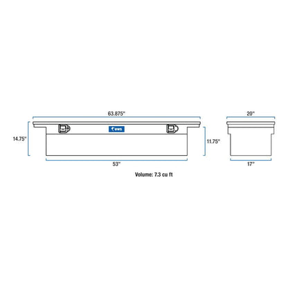 UWS Crossover Tool Box - 63-in - Low Profile Lid