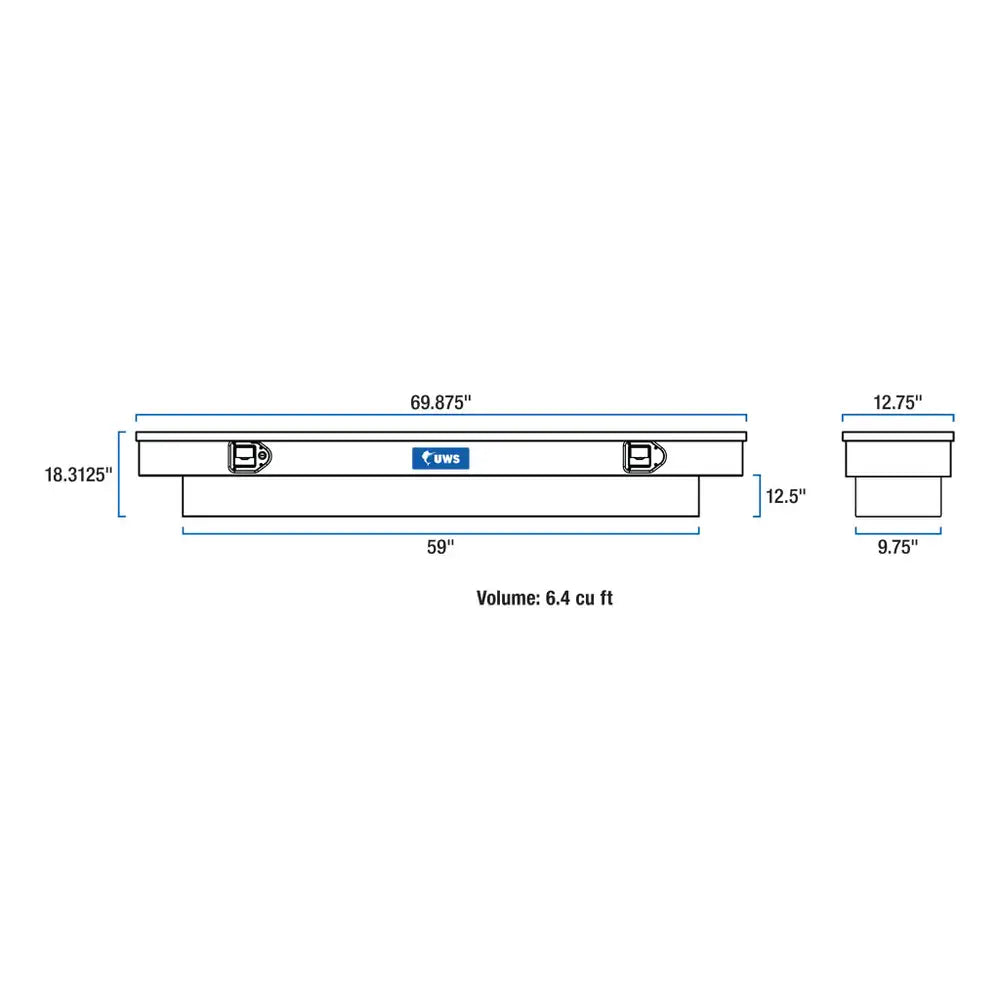 UWS Crossover Tool Box - 69-in - Slim Line - Deep