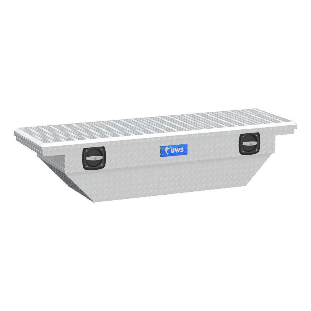 UWS Crossover Tool Box - 63-in - Low Profile Lid - Angled - Secure Lock