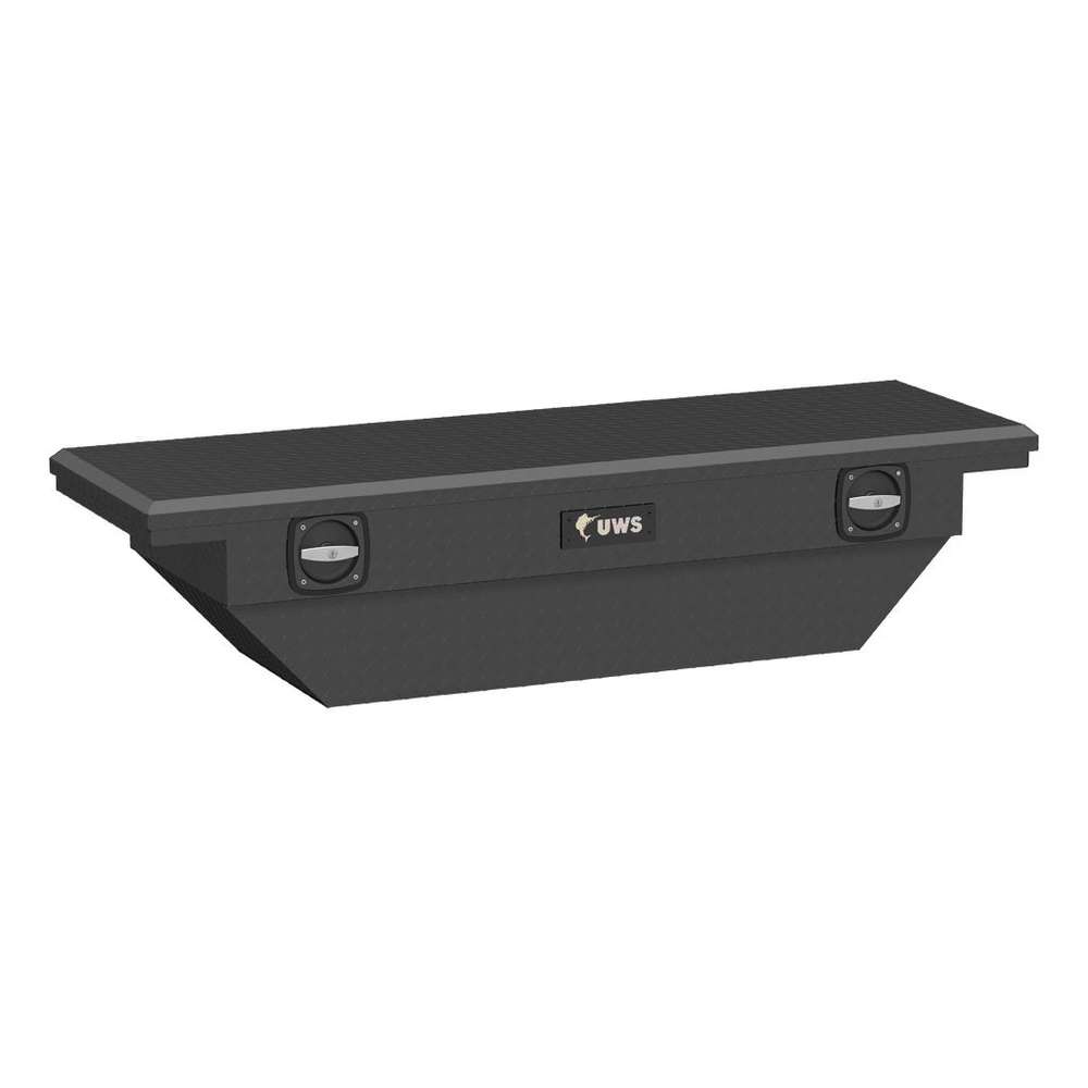 UWS Crossover Tool Box - 63-in - Low Profile Lid - Angled - Secure Lock
