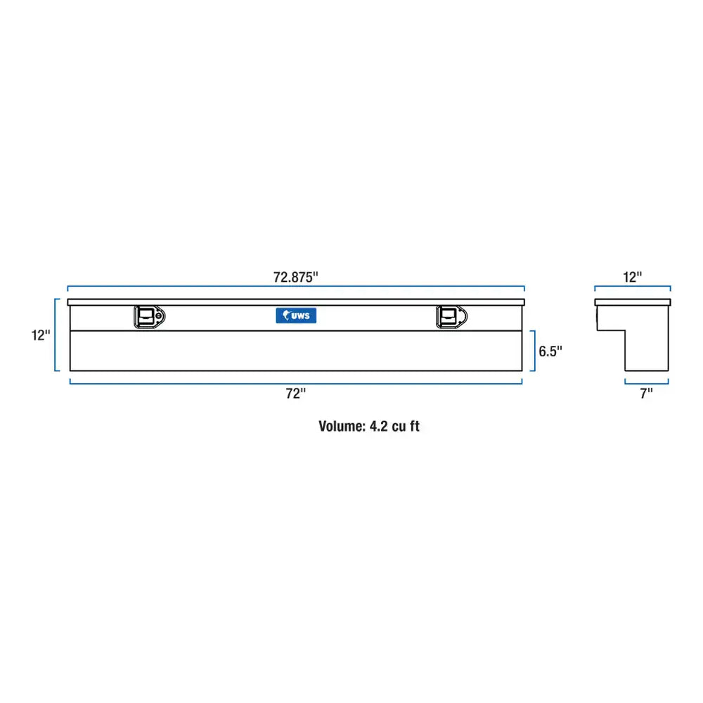 UWS 72" Truck Side Tool Box