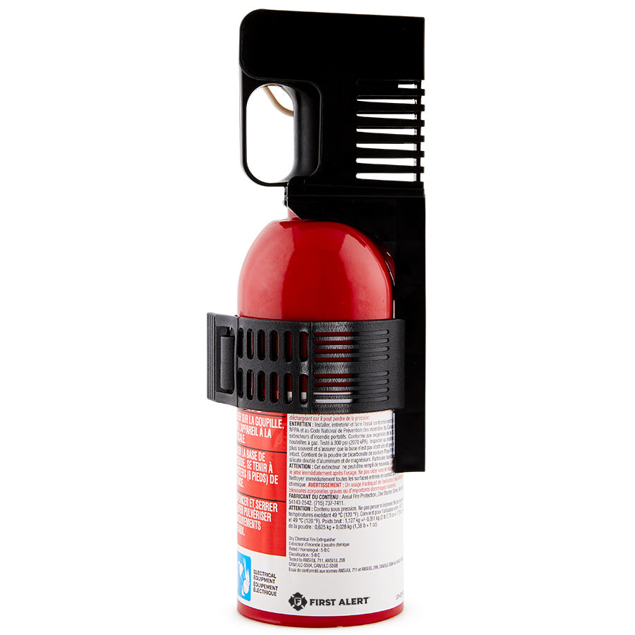 Fire Extinguisher With Mounting Bracket - 1.4lb Dry Powder