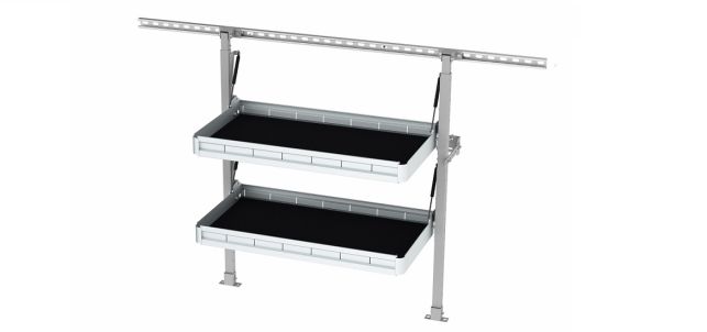 Holman Rail Mount Kit for Van Shelving