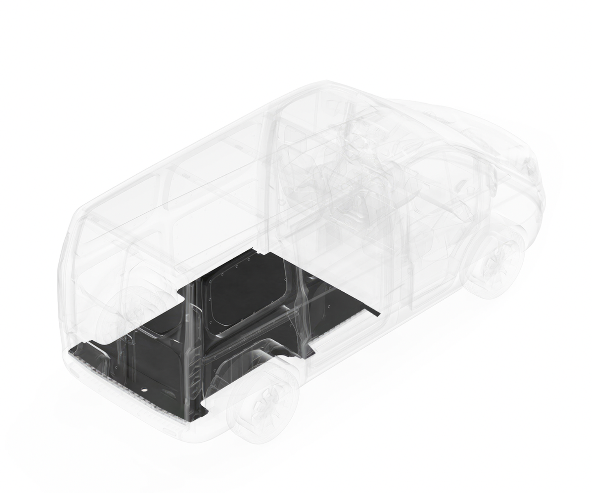 Legend BaseAir Rigid Floor for Ford Transit Cargo Vans | Upfit Supply