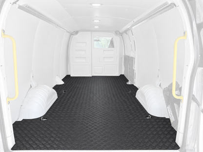 Upfit Select VanMat Cargo Van Rubber Mat - Chevrolet Express / Savana