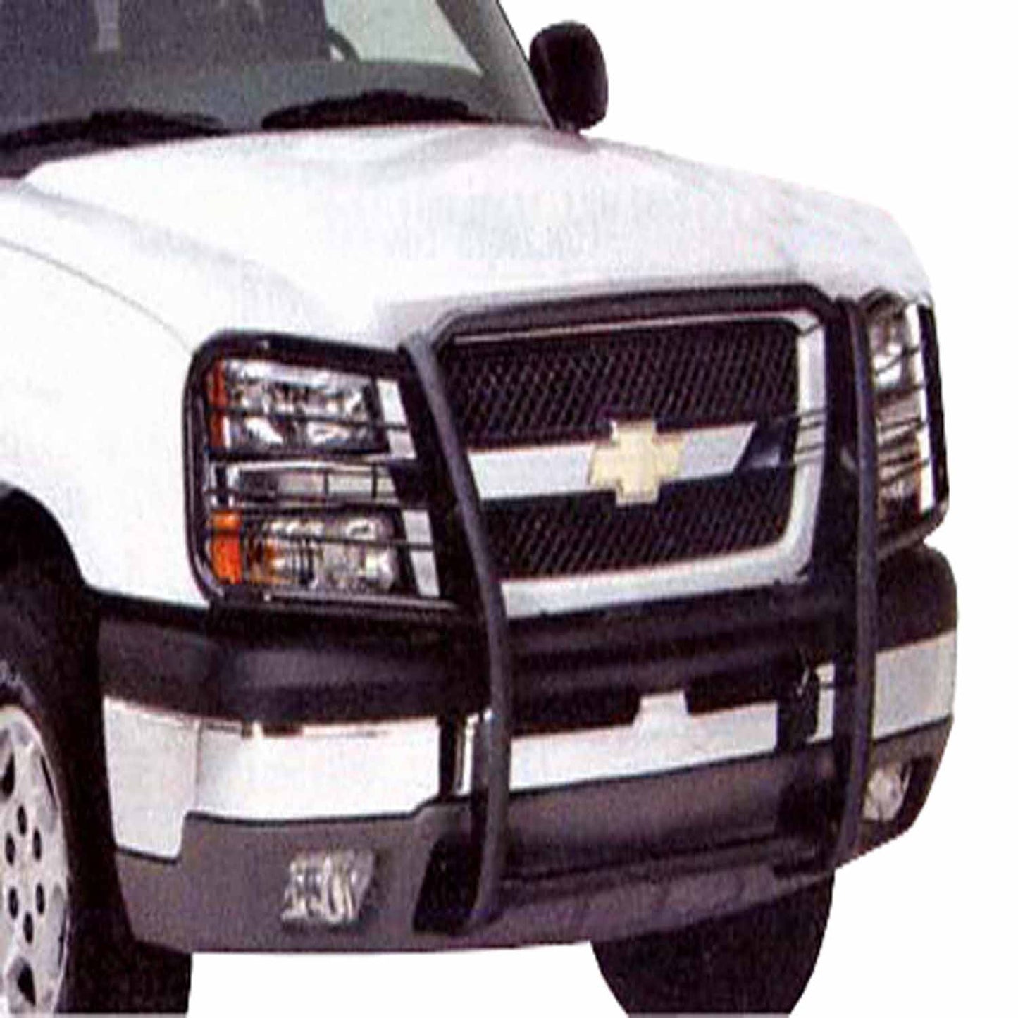 TrailFX Powder Coated Gloss Black Steel with Brush Guard without Skid Plate without Step Plate - 81191