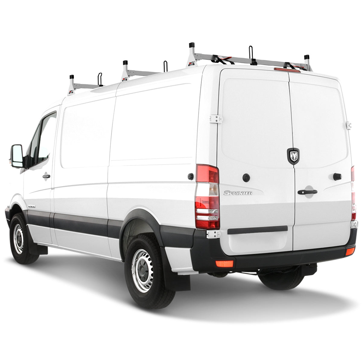 Vantech H1 Ladder Roof Rack For Mercedes-Benz Sprinter - Std Roof