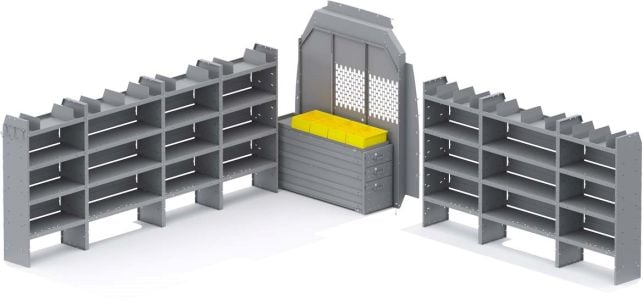 Holman Heavy Duty Drawers Van Package - Mercedes Sprinter Standard Roof 144-in WB - 52SLH
