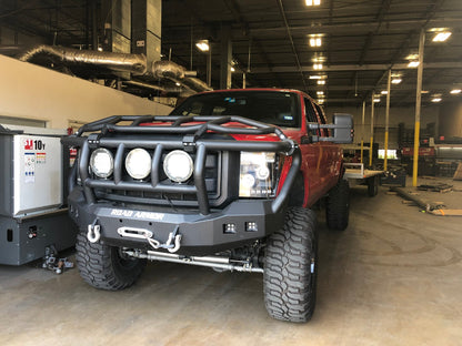 Road Armor Stealth Front Winch Bumper Titan II Guard - Intimidator 2011-2016 Ford F-250 F-350 - 611R3B