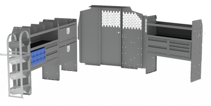 HVAC Shelving Package for Mercedes Metris - Regular 126-in WB