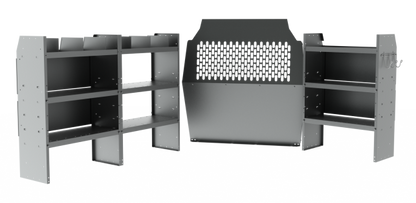 Deluxe Commercial Shelving Package for Nissan NV200 & Chevy City Express