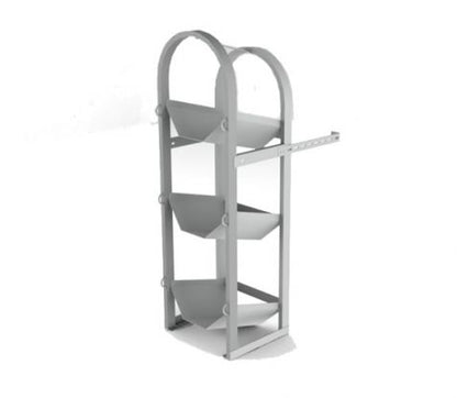 Refrigerant Tank Rack - 3 Tier - 10" W x 46" H x 11" D