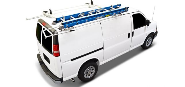 Chevy Brightdrop Ladder Rack Drop-Down Ladder Rack Kit for Chevy Express & GMC Savana - - Upfit Supply