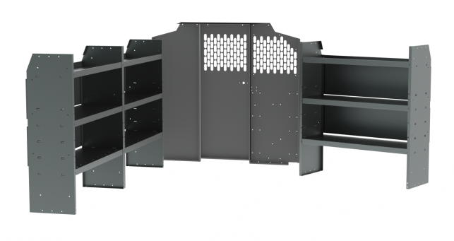 Base Shelving Package for Nissan NV - Std Roof