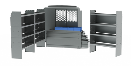 EZ All Trades Shelving Package for Mercedes Sprinter - 144-in WB - Std Roof