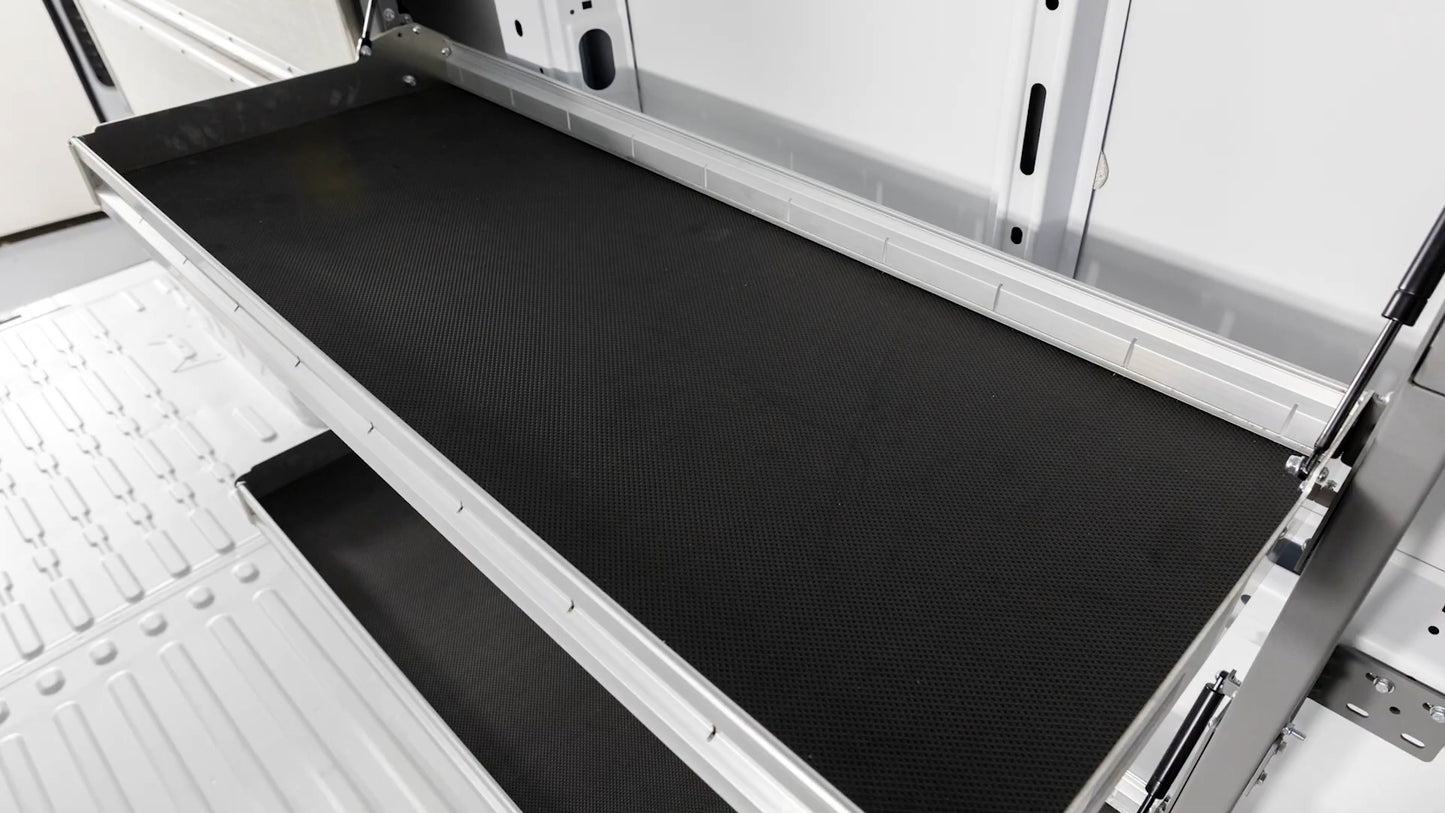 Cargo Van Folding Shelf Kit - 48" W x 20" D