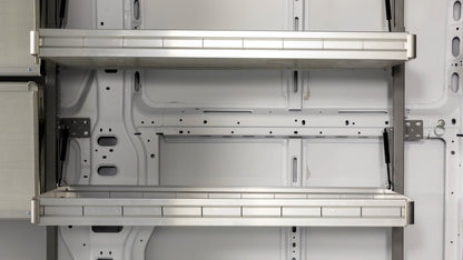 Cargo Van Folding Shelf Kit - 48" W x 20" D