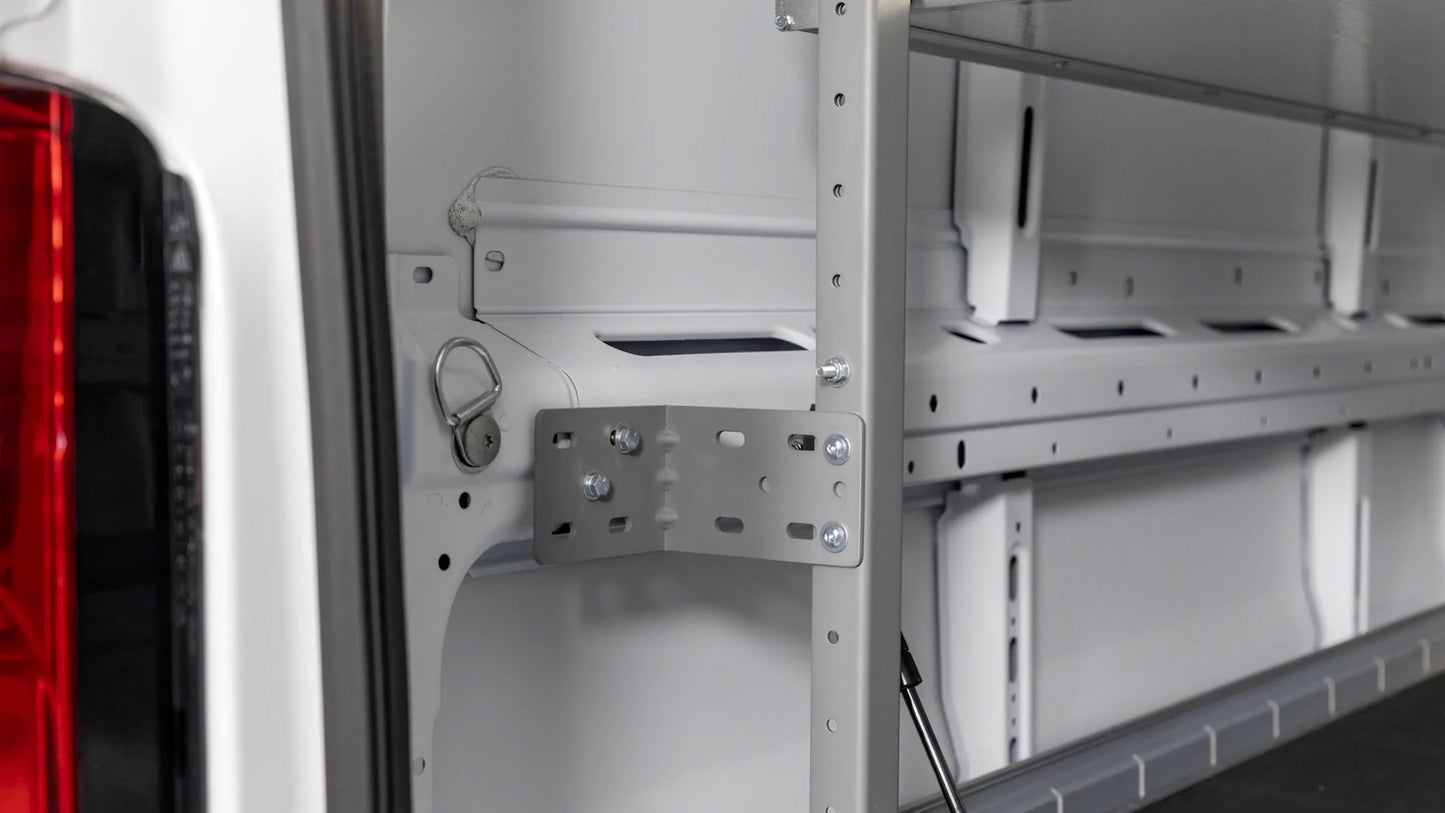 Cargo Van Folding Shelf Kit - 48" W x 20" D