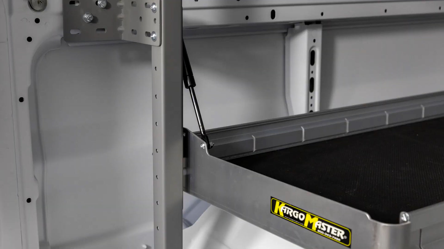 Cargo Van Folding Shelf Kit - 48" W x 20" D