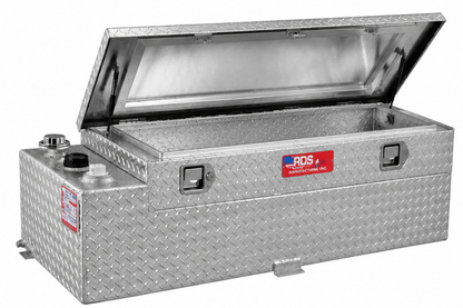 RDS 112-Gallon Aluminum Transfer Tank and Toolbox Combo - 55-in x 30-in x 23.25-in - 74810