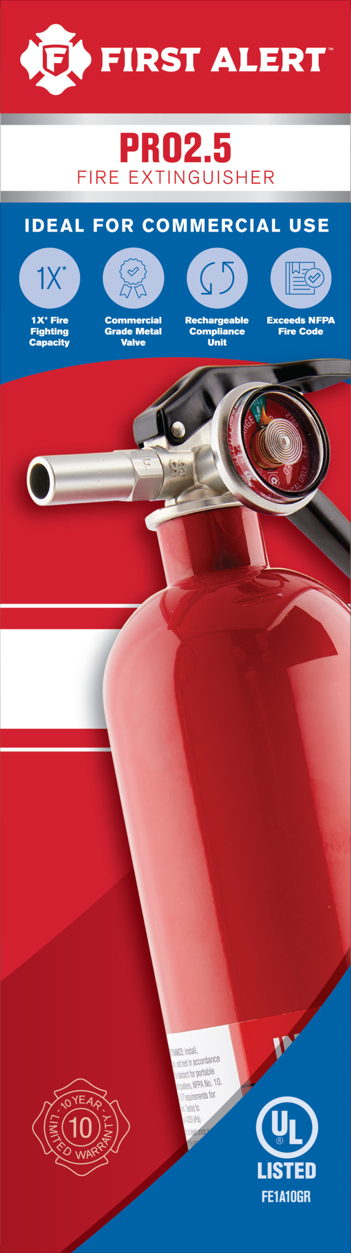 Fire Extinguisher - 2.5lb Dry Powder